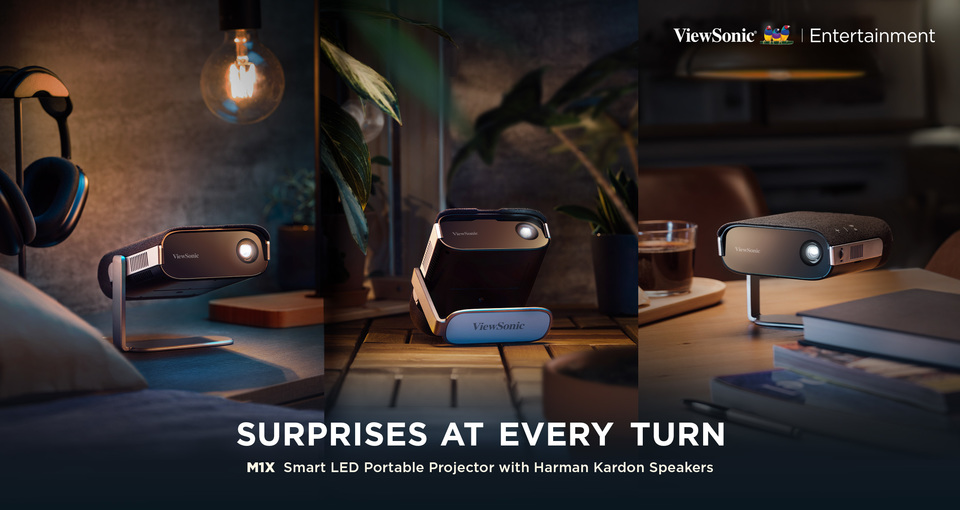 ViewSonic M1X Harman Kardon® スピーカー搭載スマート LED ポータブル